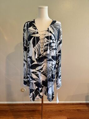 NWT LA BLANCA Resort Tunic Cover Up